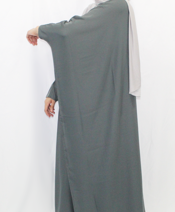 Grey bisht abaya