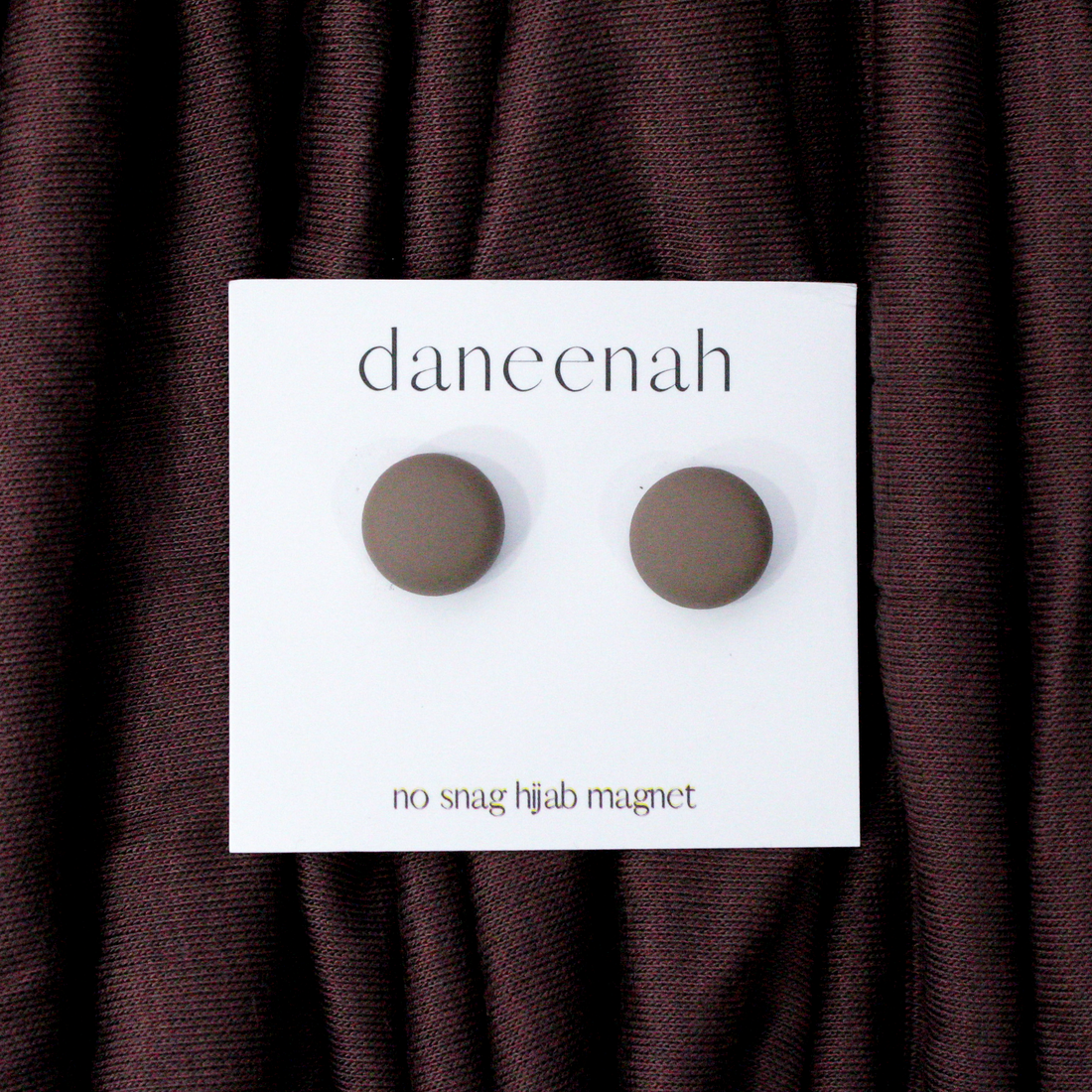 Dark Brown Hijab Magnets