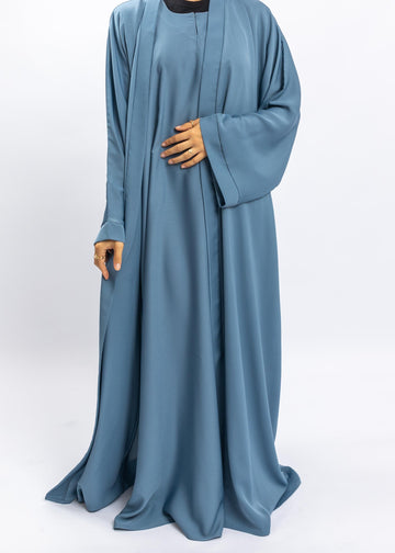 Baby Blue Sleeveless Abaya (Sleeveless Only)