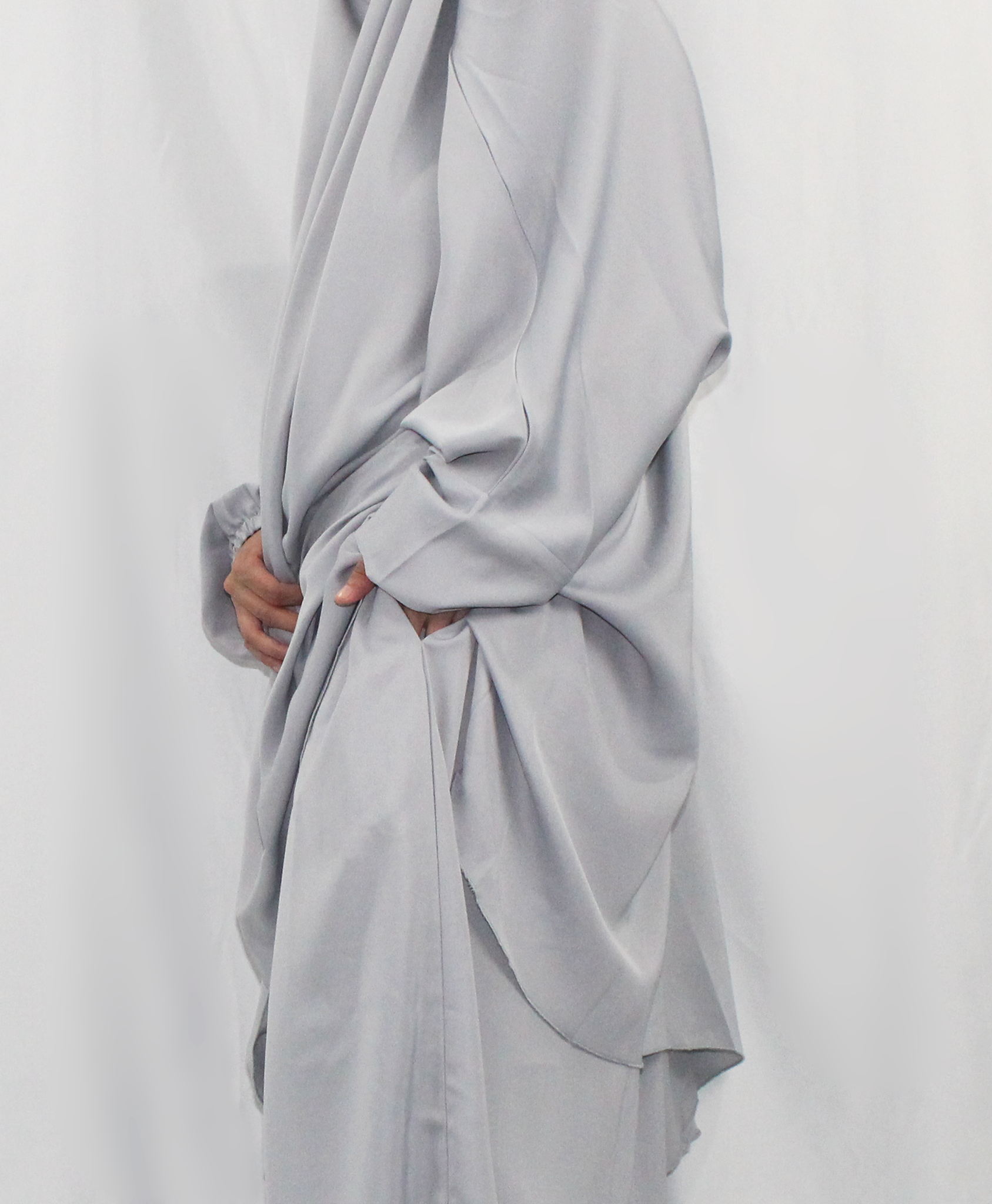 Light Grey Jilbab (2 piece)