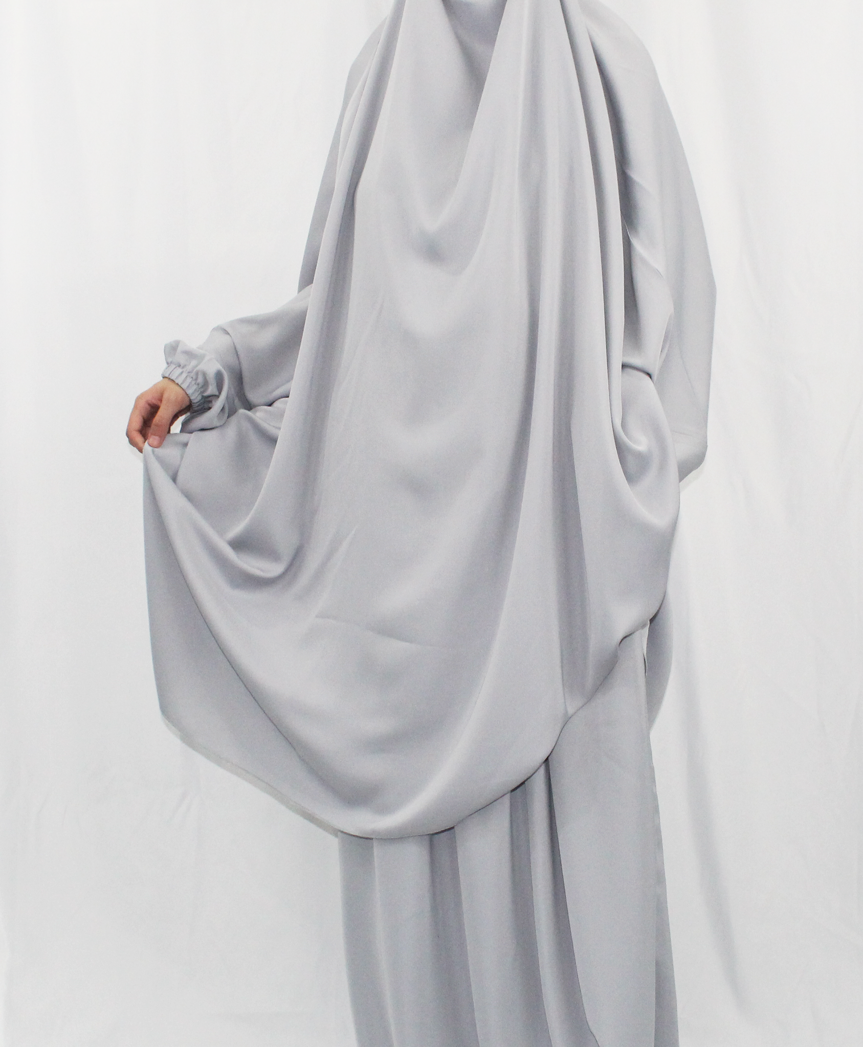 Light Grey Jilbab (2 piece)