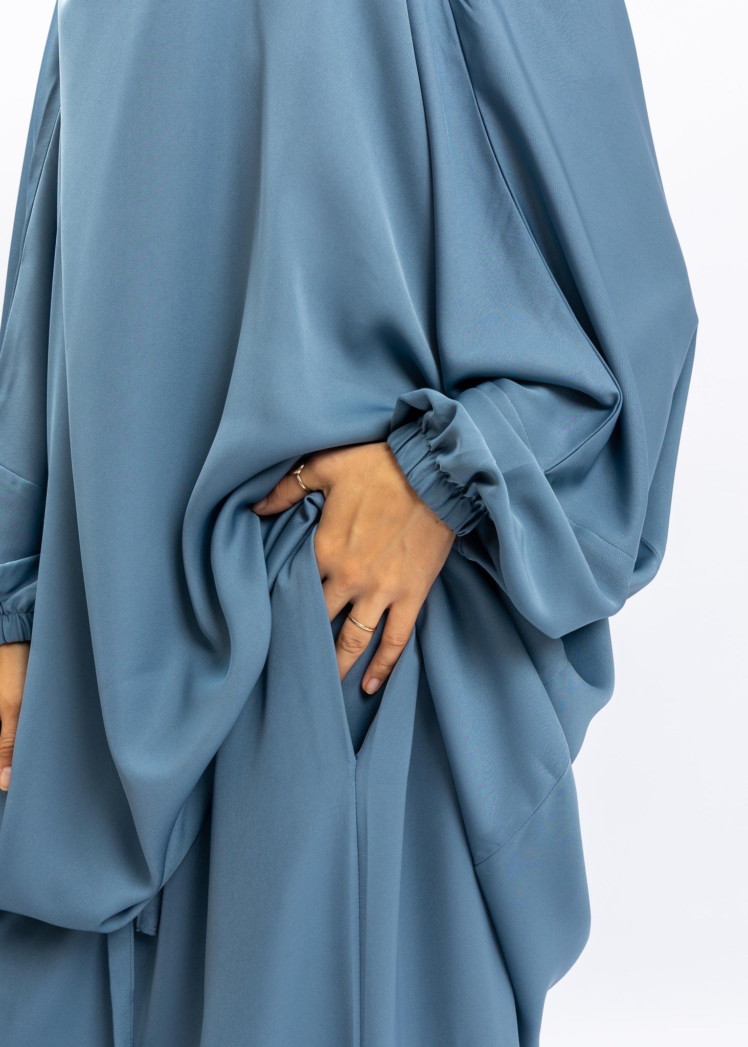 Baby blue jilbab (2 piece)