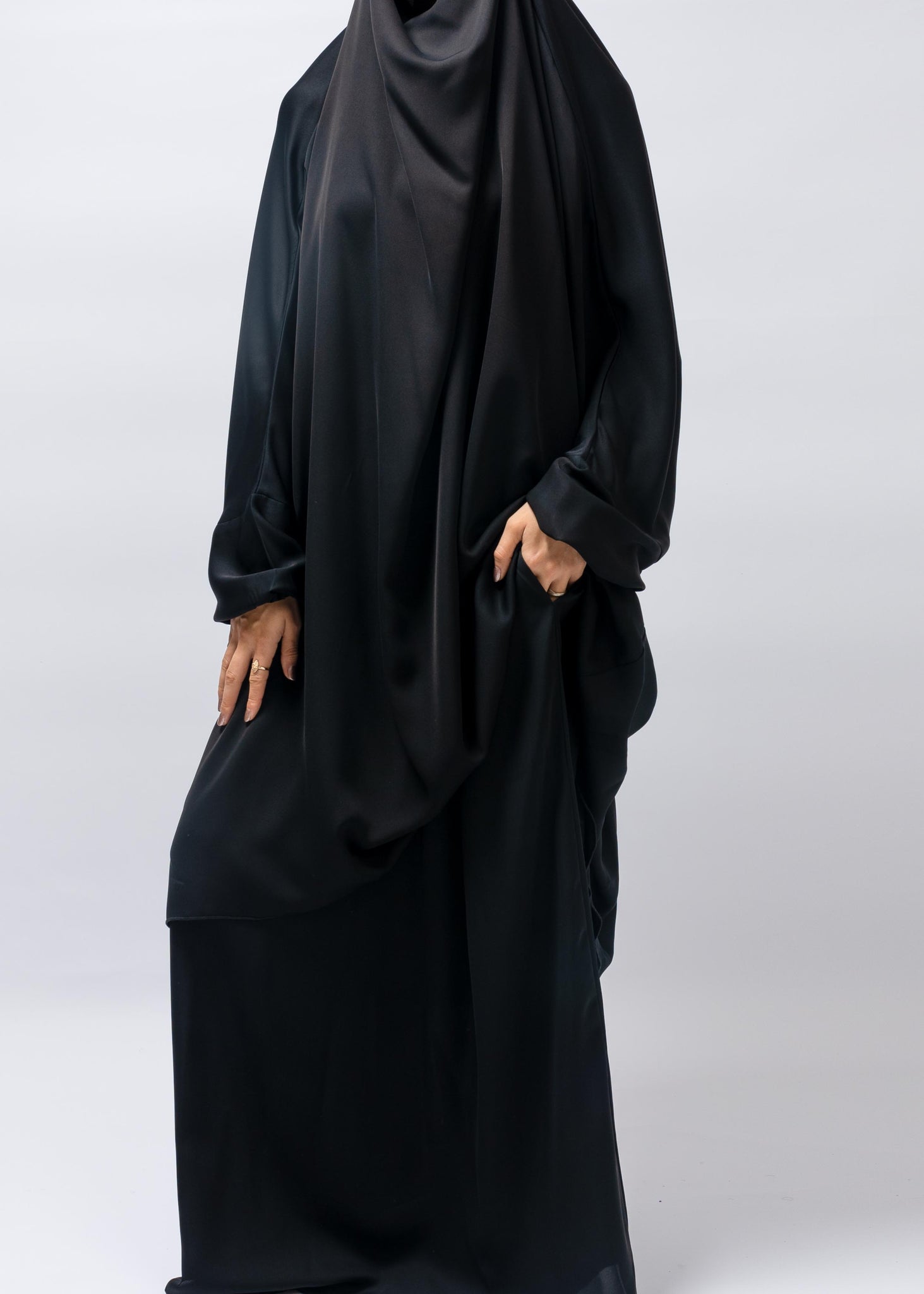 Black Jilbab (2 piece)