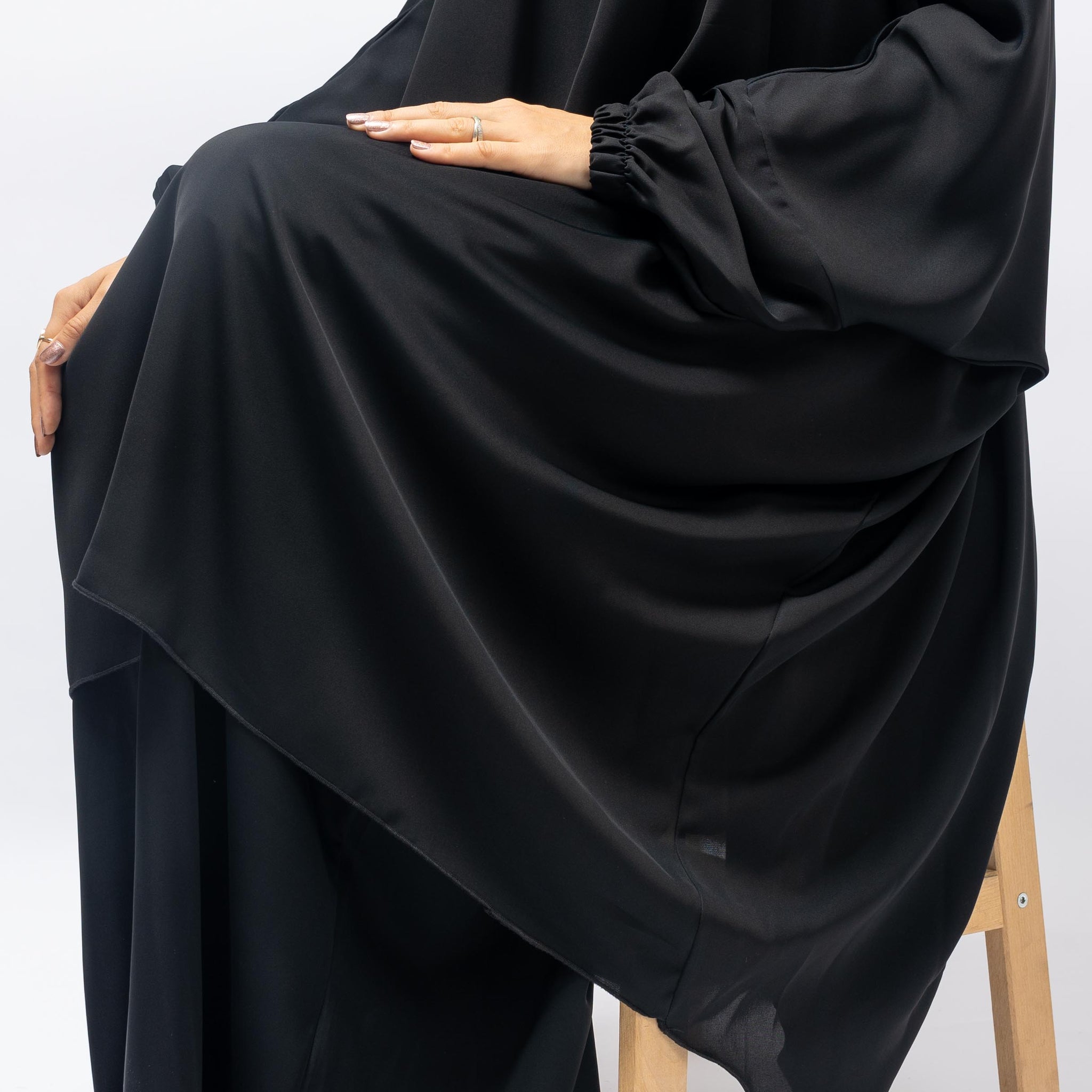 Black Jilbab (2 piece)